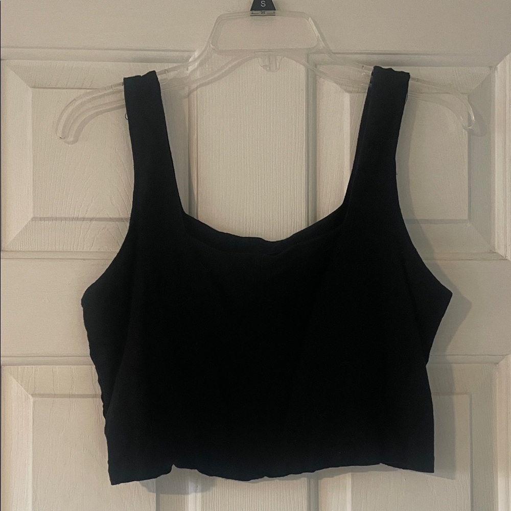 Elegant Black Women's Crop Top
